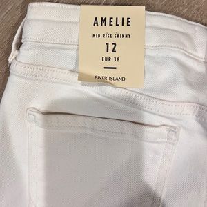 River Island White Jeans